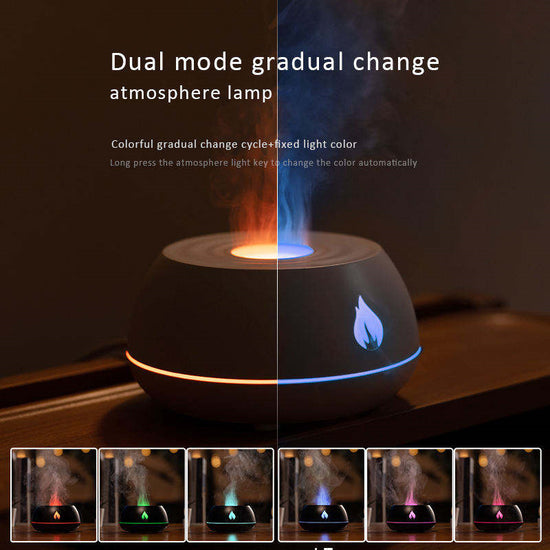 Flame Mist Humidifier | Aromatherapy Diffuser | TraceOfHouse
