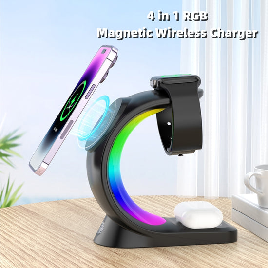 Wireless Charging Desk Lamp | Wireless Charger Lamp | TraceOfHouse