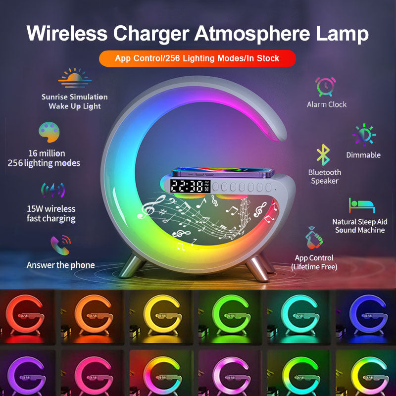 Wireless Charger Atmosphere Lamp | TraceOfHouse